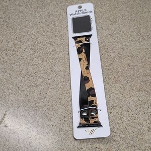 Apple 🍎 Watch Band Animal Print Black Brown Tan